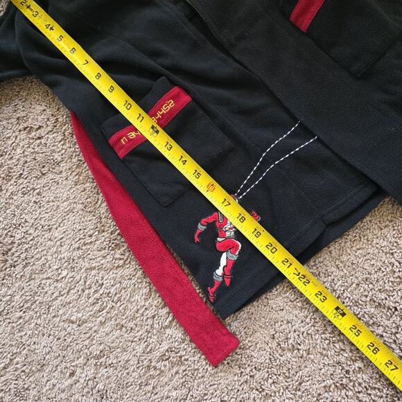 Vintage Power Rangers Kids Robe Size XXS Disney Store Hooded Pocket90s 2000s Y2K - Picture 7 of 8